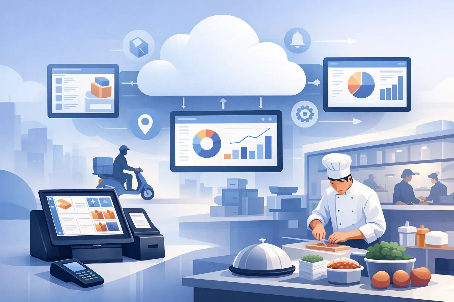 أفضل restaurant software for cloud kitchens