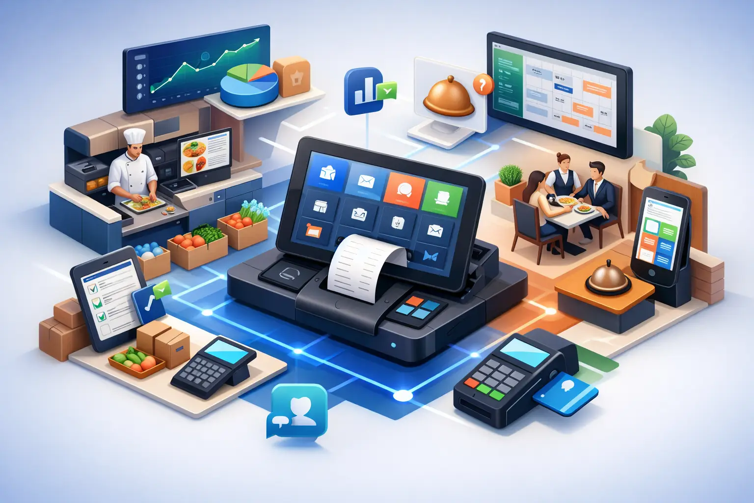منصة all in one restaurant management platform
