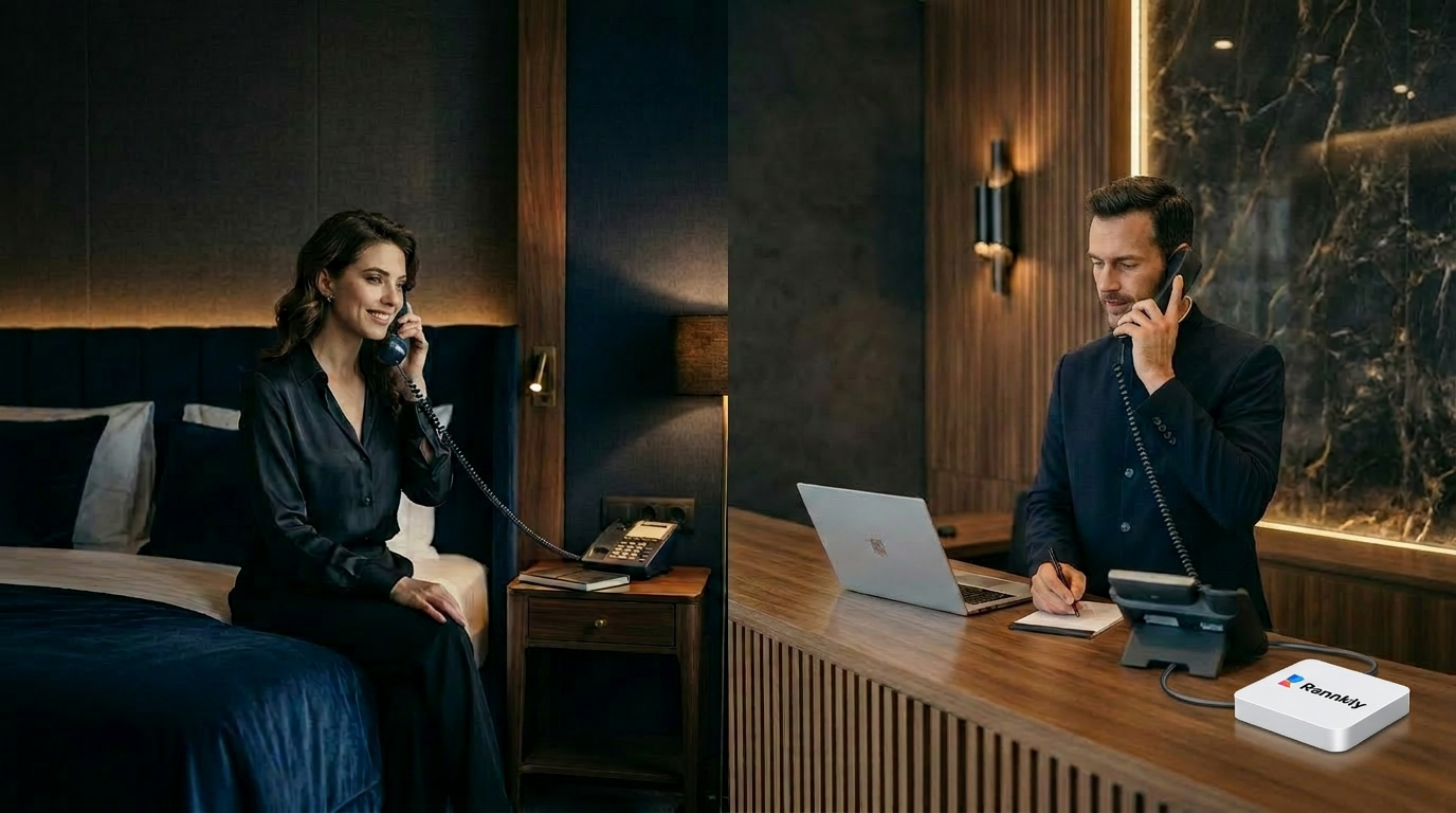 Rannkly Desk hotel operations dashboard